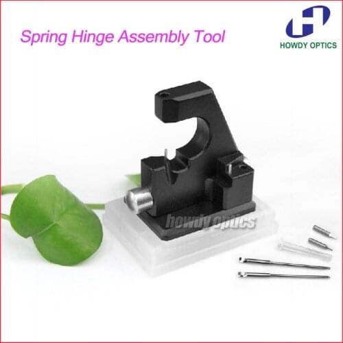 T03F Eyeglasses Spring Hinge Assembly Tool Screw Install Tool Eyewear Tool Glasses Repairing Tool Set