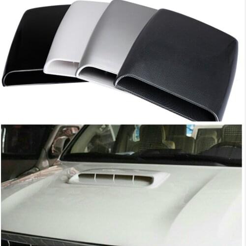 Universal Car Roof 3D Decorative Air Flow Intake Hood Scoop Vent Bonnet Cover