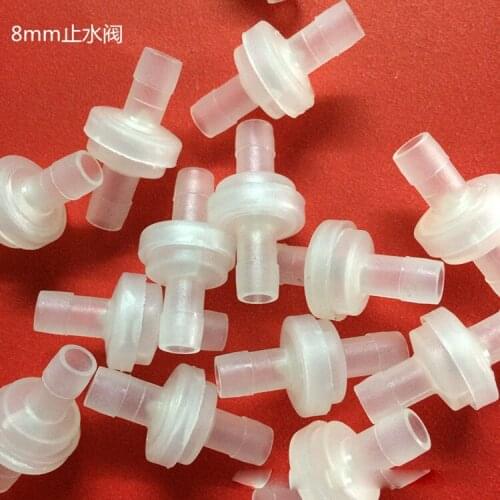 8MM New home fish Aquarium Air Pump Check Valve 5 X One Way Non-Return Check Valve Aquarium Co2 System Air Pump Black