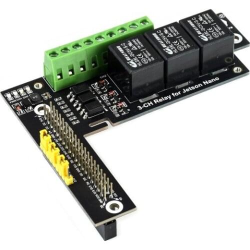 Waveshare Quality 3-Ch Relay Expansion Board Designed For Jetson Nano, Optocoupler Isolation