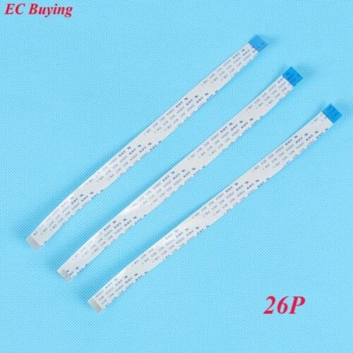 100Pcs 200mm FFC/FPC Cable Flexible Flat Cable 26Pin 0.5mm Pitch Reverse Direction