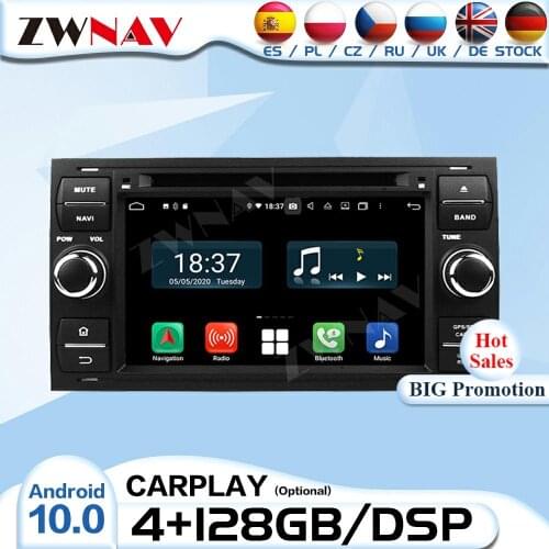 2 Din Android Multimedia Radio Receiver For FORD FIESTA FUSION GALAXY TRANSIT KUGA Auto Audio Stereo Video Player GPS Head Unit
