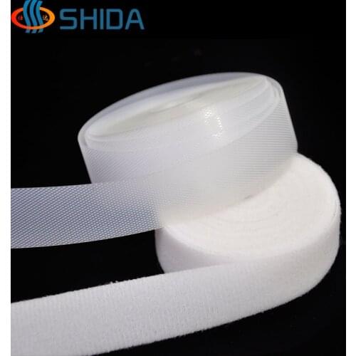 4cm width 5m/lot Brushing Fabric soft thin baby Adhesive Fastener Tape loop&Injected hook.Children clothing