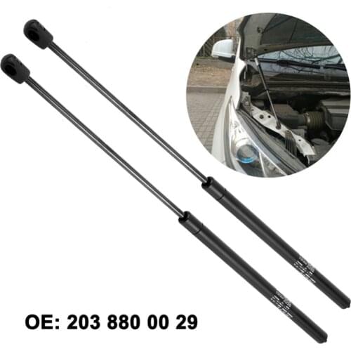Car Bonnet Gas Strut Front Bonnet Hood Gas Spring Strut 45# Steel for Mercedes-Benz C230 C240 C280 C32 AMG C320 2038800029