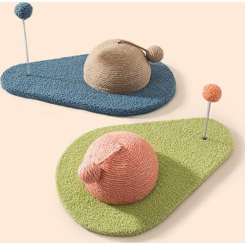 Avocado Scratcher Cat Scratching Post Scratch Pad Toy Natural Sisal Rope Cat Climbing Frame Furniture for Kittens Kitty Activity