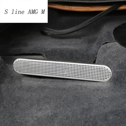 Car styling Rear air conditioning vent decorative frame outlet Interior Dust cover Stickers For BMW X5 G05 2019 Auto Accessories