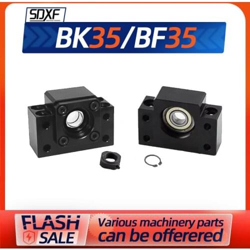 BK35 BF35 Ballscrew Fixed Side End Supports Sets for CNC Parts Ballscrew SFU4005 SFU4010