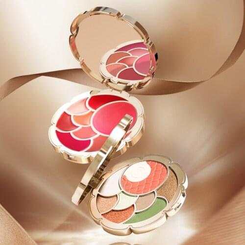 CX Limited Gift Box Lipstick Compact Koi Eye Shadow Plate Set Lasting Moisturizing Not Easy to Fade