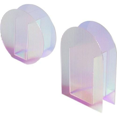 Geometric Acrylic Clear Flower Vase Decoration Vase Home Wedding Decor Gift