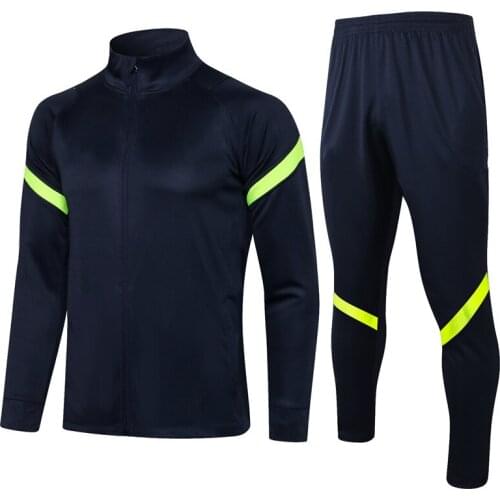 High-quality mens training clothes, running, sportswear, jacket and trousers suits, T-shirts. Football sports suit.Long sleeve