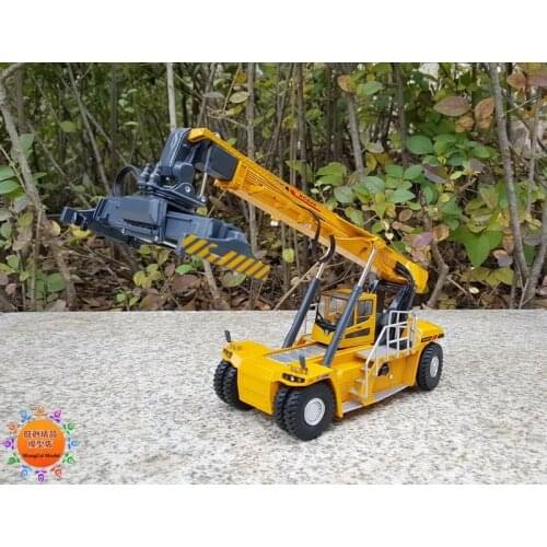 Collectible Alloy Model Gift 1:50 Scale XCMG XCS4 Container Front Crane Engineering Machinery Vehicles Diecast Toy Model Display