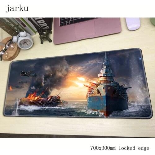 Warship pad mouse computador gamer mause pad 700x300X2MM padmouse big High-end mousepad ergonomic gadget office desk mats