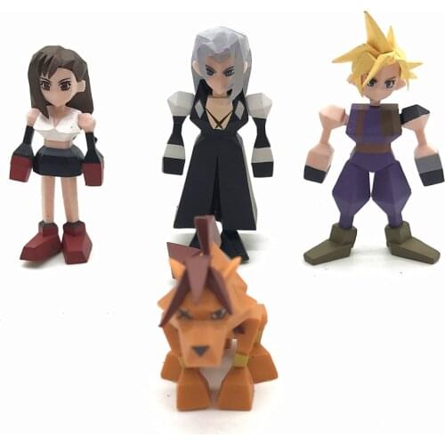 Memorial Kuji G REMAKE TIFA Model Character Vinyl Doll Action Figure Collection Gifts Loose No Box