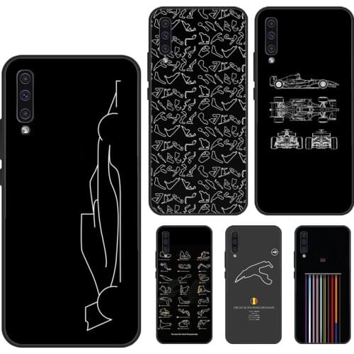 Minimalist F1 Circuit Case For Samsung A12 A32 A42 A52 A72 A71 A51 A31 A02 S A10 A30 A40 A50 A70 A20e A21S Cover