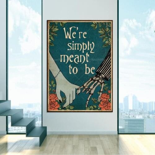 We just want to be posters Halloween decoration posters home life decoration posters