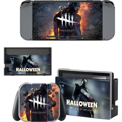 Dead by Daylight Nintend Switch Stickers Nintendoswitch Skin Vinyl Decals Sticker Cover for Nintendo Switch Console Joy-Con Dock