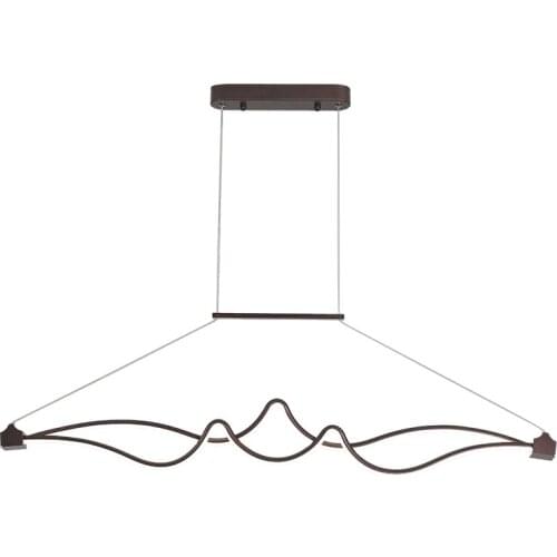 RC+DImmable NEW Ideal Modern Led Pendant Lights For Living Room Dining Kitchen Black White Coffee Finish Home Pendant Lamp