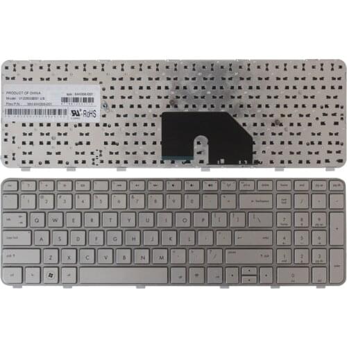 New US Silver Laptop keyboard For HP Compaq DV6-6000 DV6-6100 DV6-6200 DV6-6090 90.4RH07.L01 SG-48900-XUA