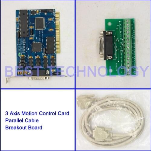 NC Studio 3 Axis PCI motion control card for CNC Router Engraving Milling machine CNC Interface Adapter Breakout board