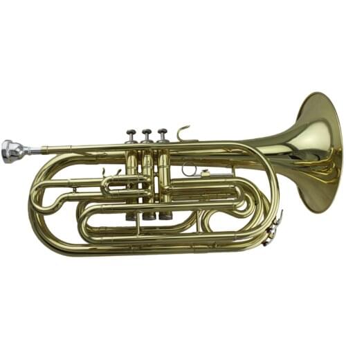 Popular grade gold lacquer Marching trombone Tone Bb