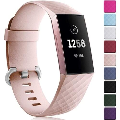 12 colors Smart watch Bracelet for Fitbit Charge 3 4 Strap sport Replace Accessories for fitbit band correa for fitbit charge3 4