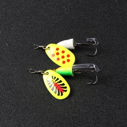 JOHNCOO Spinner Bait Metal Spoon 2pcs/lot Fishing Lure Minnow 5g/8g/11g/13g Artificial Bait Fishing Lure Metal Lure High Quality