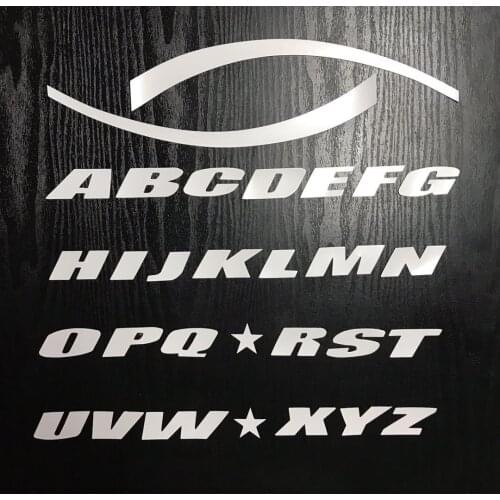 Universal Car Tire Lettering 3D Tyre Stickers Letters Tread Letras Neumaticos A-Z0-9 English Letter Glue DIY Decoration Sticker