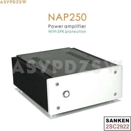NAP250 SANKEN 2SC2922 Power amplifier Base on NAIM circuit With SPK protection 80W+80W 8 ohm