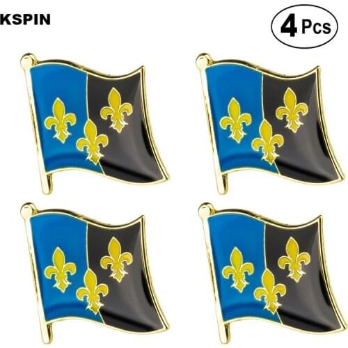 Monmouthshire Lapel Pin Flag badge Brooch Pins Badges 4pcs