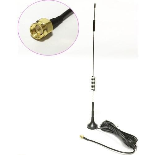 1PC 433Mhz wireless module antenna 10dbi high gain sucker aerial 3M cable SMA male connector for Ham Radio Signal Booster