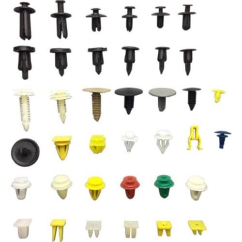 1000PCS Mixed Car Door Bumper Fenders Fastener Retainer Rivet Push Pin Clip Well