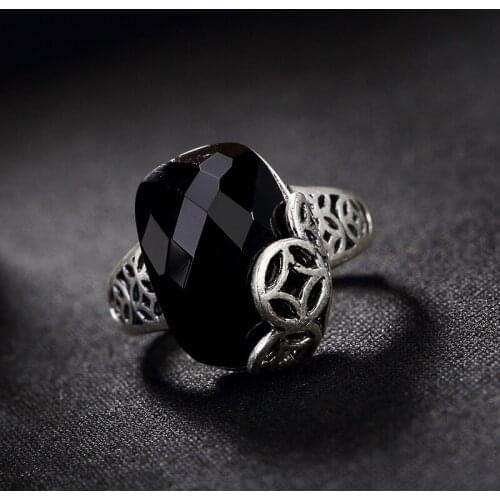 2019 Special Offer Anel Feminino S990 Fine Hollow Copper Ms Lucky And Pomegranate Corundum Shedding Sterling Ring Wholesale