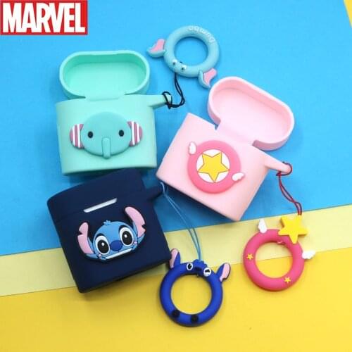 Disney Cartoon Case For Xiaomi Mi Airdots Pro 2 Case Cover For Air 2 TWS Wireless Bluetooth Earphone Protection Sleeve