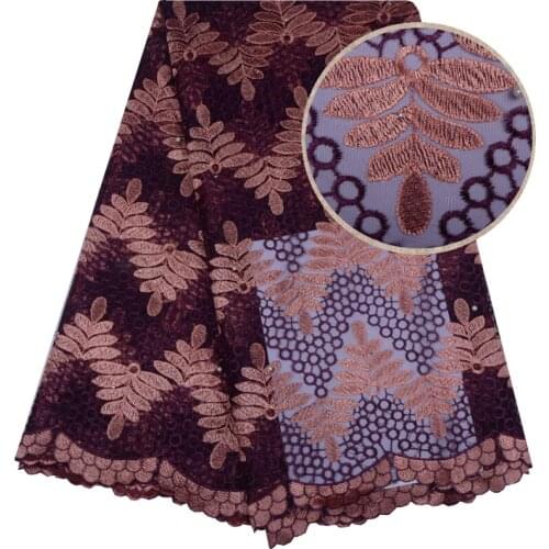 Hot Sale African French Lace Fabric With Pearls High Quality African Tulle Lace Fabric 5 Yards Lace Fabric For Sewing Dress 1131