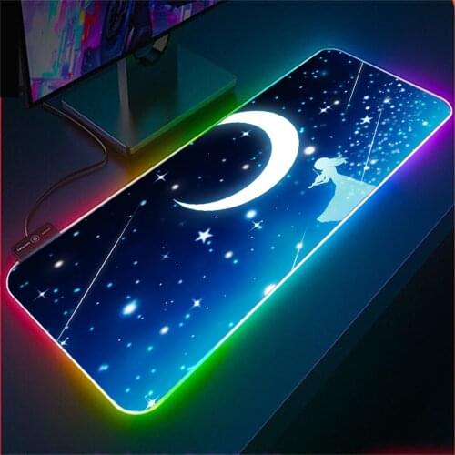 MairuigeRGB, April Is Your Lie, Best-selling Gamers Must-have Gaming Accessories, Mouse Pad, Large LED Mouse Pad, Customizable