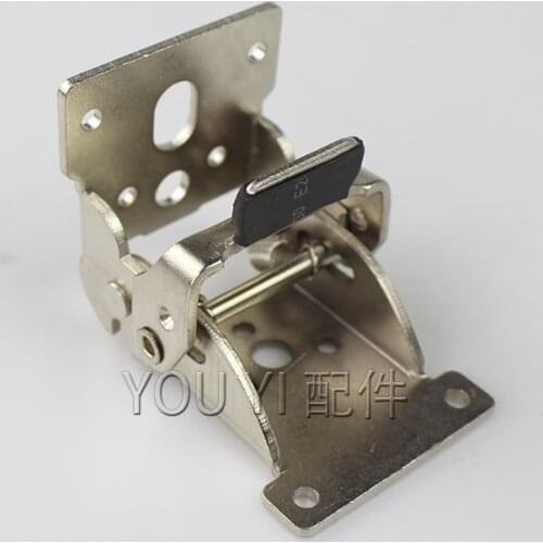 Furniture hardware folding hinge 90 degree locking and 180 degree locking mechanism for table