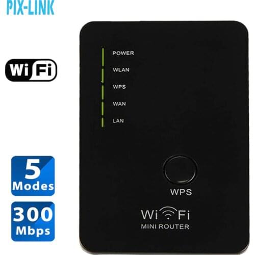 300Mbps Mini Wireless Wifi Repeater Router AP Repeator Booster Amplifier LAN WISP Bridge Wall Wi-Fi Extender EU/US/UK/AU Plug