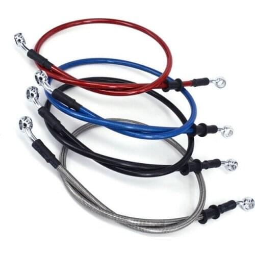 Motorcycle Braided Brake Clutch Oil Hoses Lines 500mm-600-900-1200mmMotorcycle braided steel brake clutch oil pipe line pipe