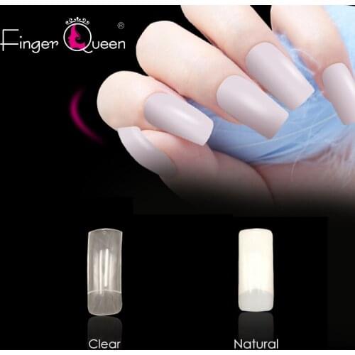 500 Pcs Half French False Nail Art Tips C-shaped Acrylic Fake Nails Is Suitable For Professional Salon Nail Extension Tools