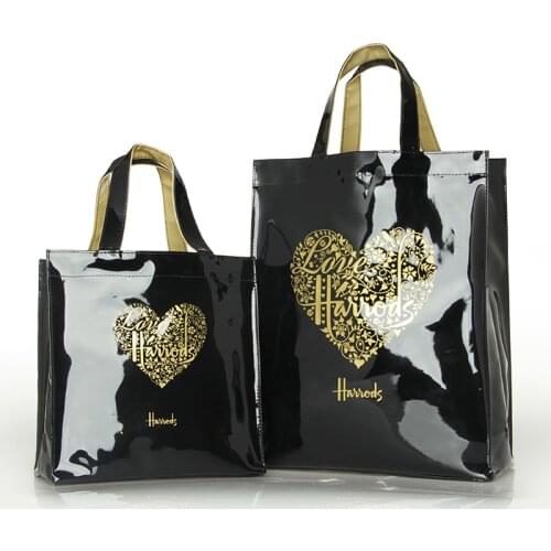 New Fashion PVC Womens Bag Reusable Shopping Bag Friendly London Shopper Bag Large Capacity Waterproof Handbag Shoulder Bag #55