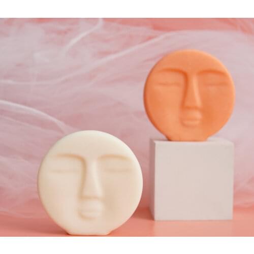 New Candle Silicone Mold 3D Face Big Face Candle Silicone Mold DIY Candle Making Mold Candle Making Supplies Silicone Mold