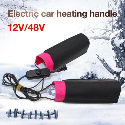 New Universal Grip Motorcycle Electric Heated Grip Pads 12V Heated Grips Inserts Handlebar Hand Warmers Hot Handlebar