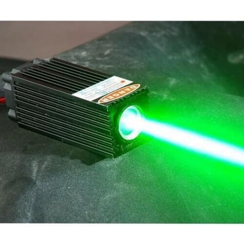 Fat Beam 532nm 60mw Green Laser Dot Diode Module W/ TTL 12V