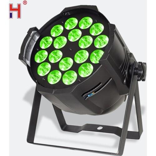 Stage DMX Light 18X18W RGBW 4In1 Aluminum PAR Light Full Color Wall Wash LED Uplighting For Disco Party Show Wedding