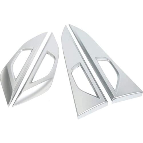 Car Inner Door Handle Bowl Frame Cover Trim Sticker for Subaru Crosstrek XV 2018-2021 Accessories Chrome