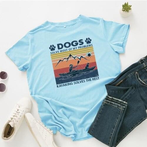 Women Summer T Shirt Cotton 100% Short Sleeve Boat Letter Print Fashion Casual Female Loose T-shirt Ladies Daily O-Neck Tee Tops