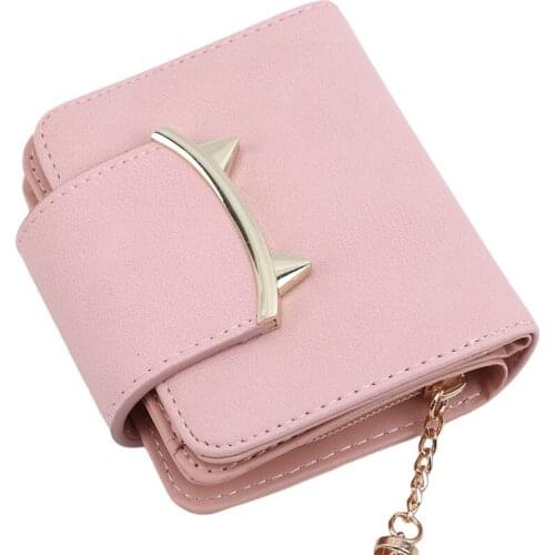 Women Wallets Small Fashion Brand Leather Purse Women Ladies Card Bag For Women 2019 Clutch Women Purse Money Clip Wallet