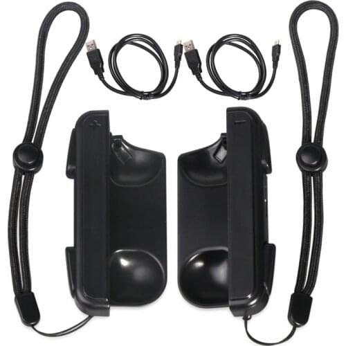 1Pair Handle Grip Charging Stand Portable Charging Dock for Switch Joy-con Game Controller Fast Charging Station Charger