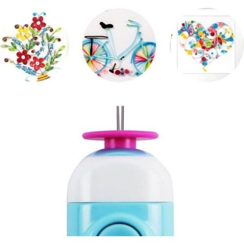 1pcs Paper Crafts Origami Paper Tool Electric Quilling Pen DIY Handmade Roll Paper Slotted Needle Tool Paper Craft