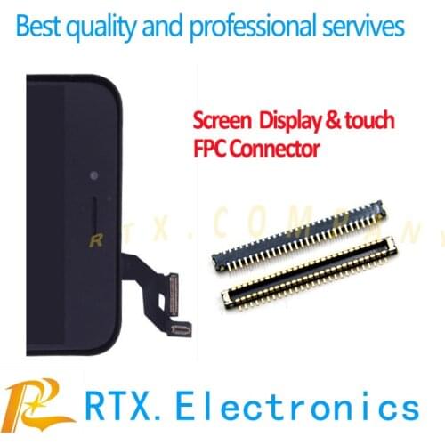 10pcs/lot FPC Connector Port For IPhone 7 7plus 6s 6sp X 8 8plus Xsmax LCD Display Touch Screen Socket on LCD Screen Flex Cable